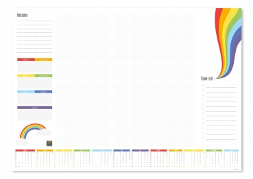 Schreibtischunterlage Rainbow